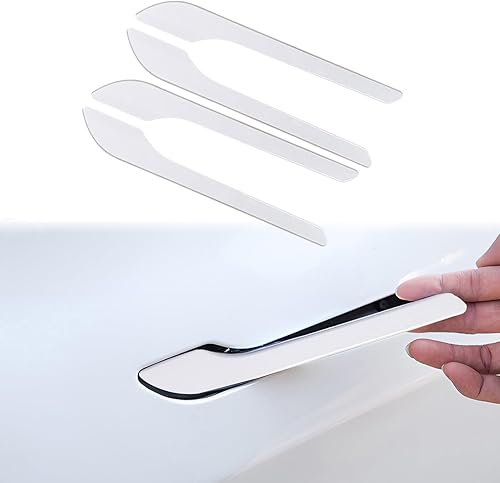 Adhesivo para manija de puerta Tesla anti arañazos para manija de puerta de automóvil Tesla para modelo 3Y, accesorios 4 piezas de protección para