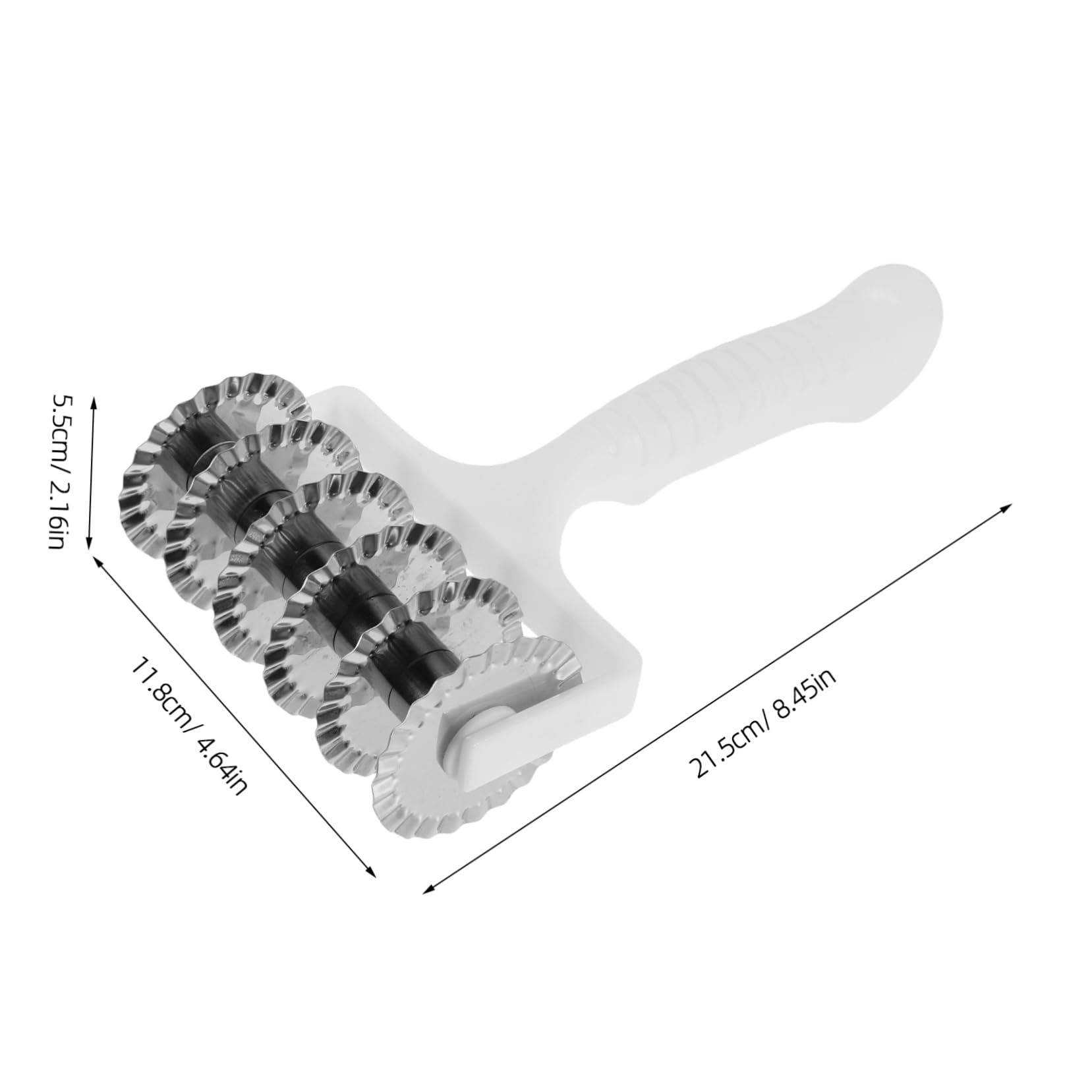 MUCKLILY Stainless Steel Noodle Cutter Manual Pasta Maker Tool for Quick and Efficient Cutting for Home Kitchens and Restaurants Versatile Spaghetti and Pastry Accessory