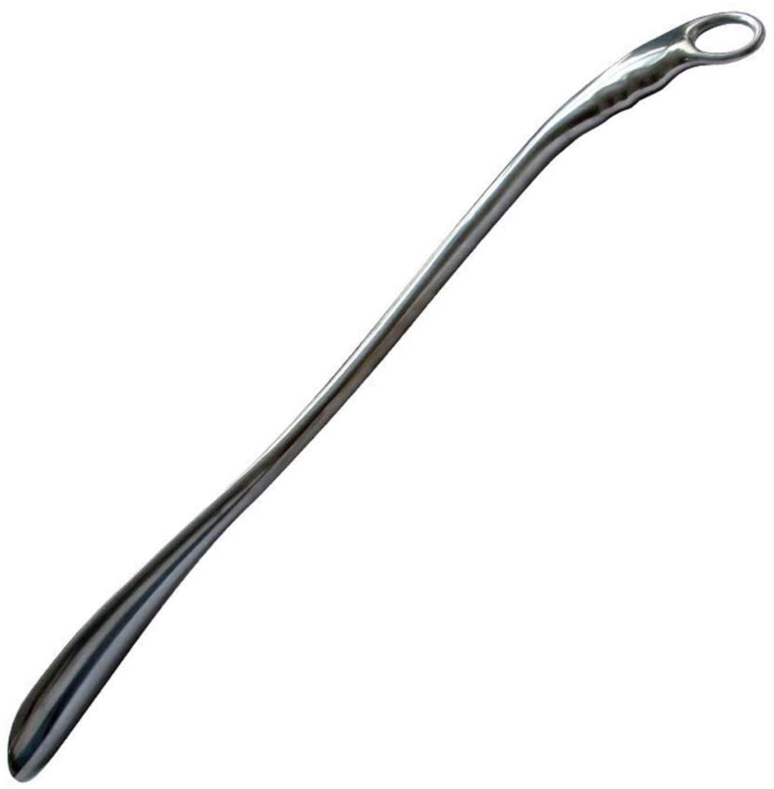 61cm Metalowy uchwyt domowy Metalowy podnośnik do butów Minimalne zginanie metalu (srebrny, 61cm) (srebrny 61cm)