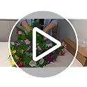 Artificial Flowers for Outdoor Indoor Spring Summer Decoration,Fake Plants Greenery Planter Porch Patio Yard Balcony 6 Bundles (Mix Pink Red Purple Yellow Whihte)