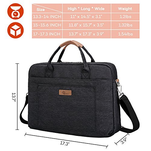 Image of E-Tree Laptop Sleeve Shockproof Foam Computer Shoulder Bag Briefcase