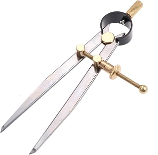 Angoily Leather Craft Rotating Scratch 125mm Diy Furniture Compasses Precision Made for Handwork and Decorative Lines