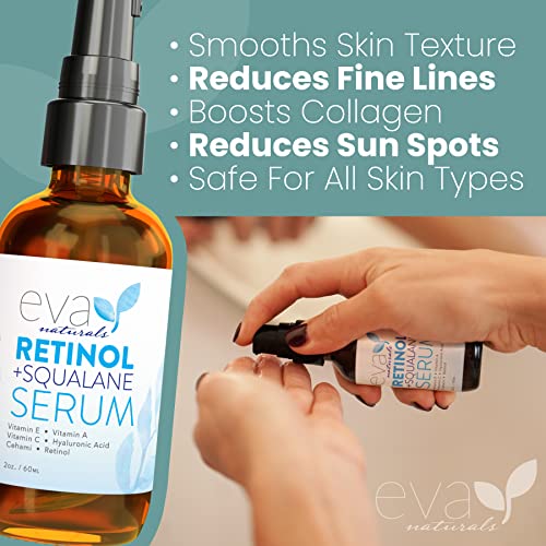 Eva Naturals AntiAging 1 Retinol Serum For Face Granactive Retinoid