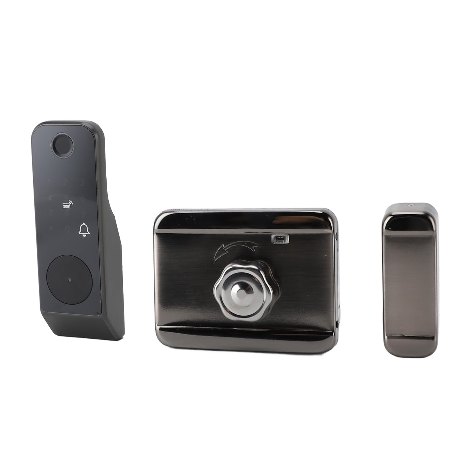 Serratura smart porta chiave ingresso senza stampa fingerprint tasto scheda sblocco bluetooth controlteo -resistente alle intemperie per interno esterno usare in ferro in lega di