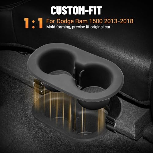 Portavasos trasero para Dodge RAM 1500 2013-2018 miniatura 2
