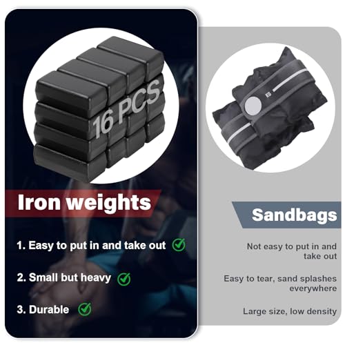 Image of Weighted Vest 6LB | 35LBS - Body Weight Vests Adjustable with Ironsand /Iron Block, for Walking, Strength Training, Running, Jogging, Functional Training, Bodyweight Training,for Man and Women