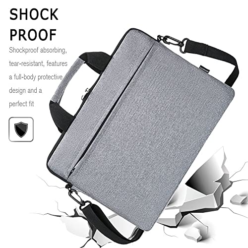 Laptop Sleeve Bag, Slim Shoulder Bag for Laptop or Tablet, Sleek Design15.6, Durable Sleek & Water-Repellent Fabric2