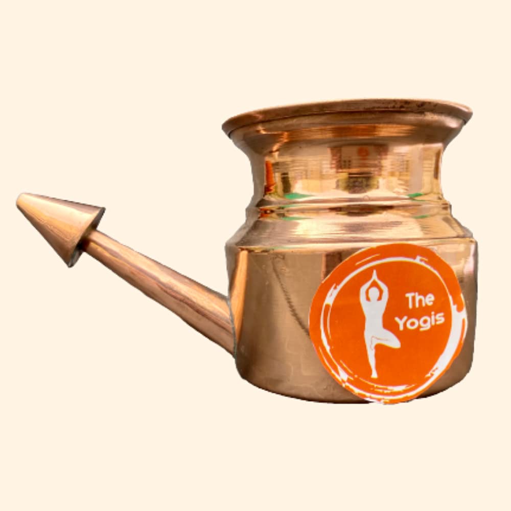 The Yogis Copper Neti Yoga and Ayurveda Jala Neti Pot for Sinus, Nose Irrigation and Cleaning 400ml (B092THK1FB) Amazon Price History, Amazon Price Tracker