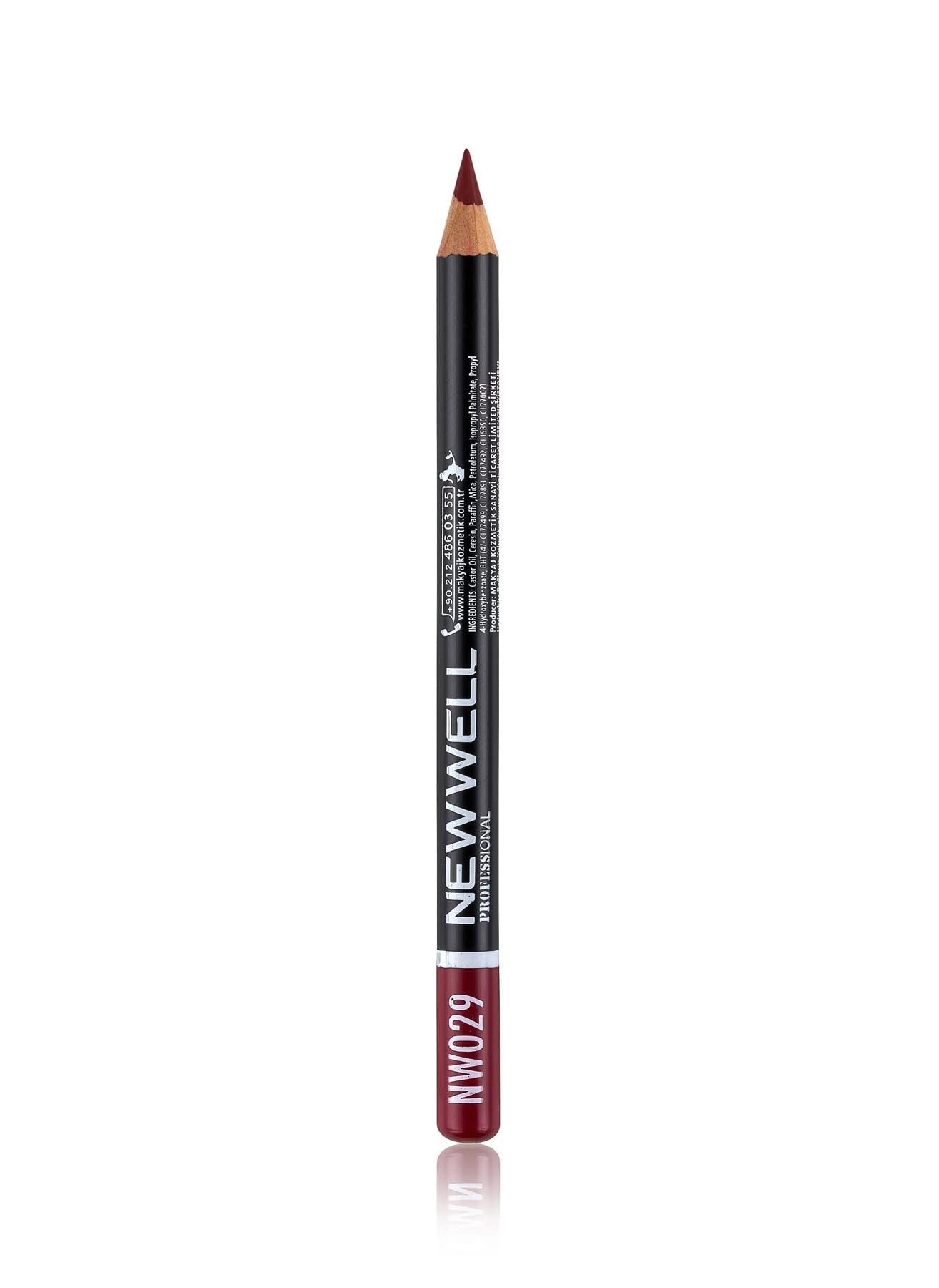 New Well Porcelain Make Up Eyelip Pencil Göz & Dudak Kalemi 29