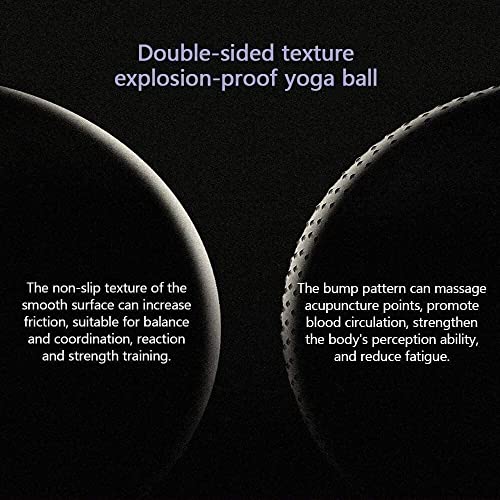 Bola de parto ELzEy fitness yoga pilates textura doble y seguridad 5