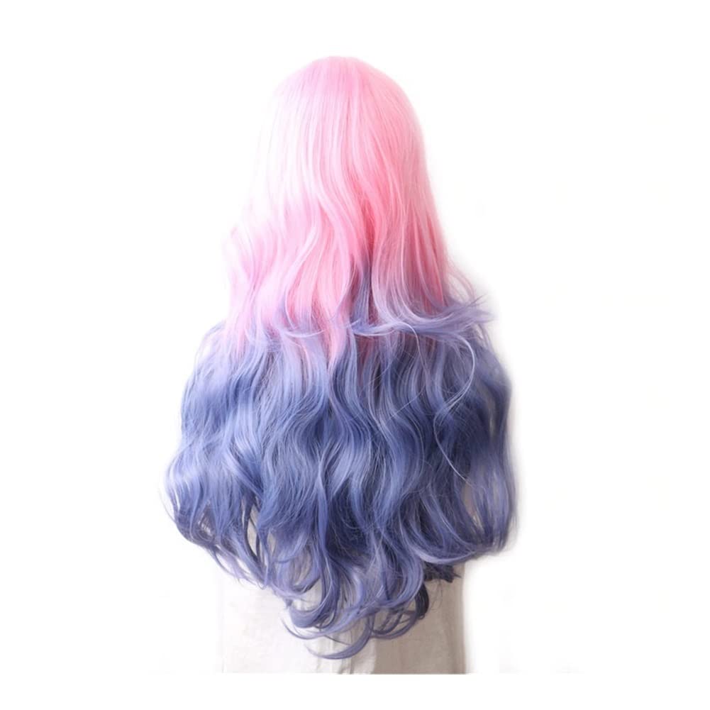 Amazon Co Jp ヘアエクステンション 合成髪の波状の長いピンクのかつら色のコスプレウィッグ女性赤茶色ブルーブラックパープルグリーンブルゴーニュグレー ヘアピース Color 1b 30hl Stretched Length 28inches ビューティー