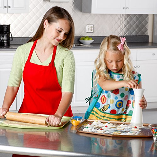 Chop Keeper Chopping Tray With Raised Sides And Easy-Guide Funnel, Red, Green And Yellow, 3-Pack - Argee Rg909/3 #TOP4