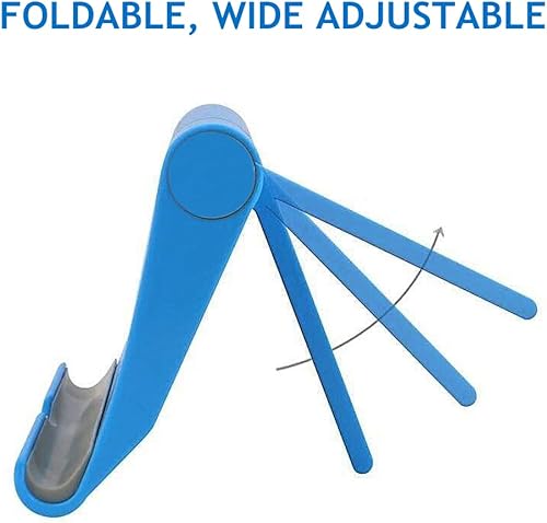 Miniatura 6 de Soporte de teléfono celular para escritorio, paquete de 2 soportes para teléfono móvil, soporte para tableta de escritorio, soporte plegable