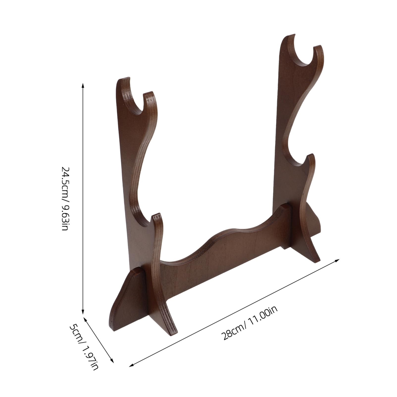 GALPADA Bamboo Flute Display Stand Desktop Flute Holder Stand Multi-layer Woodwind Instrument Holder