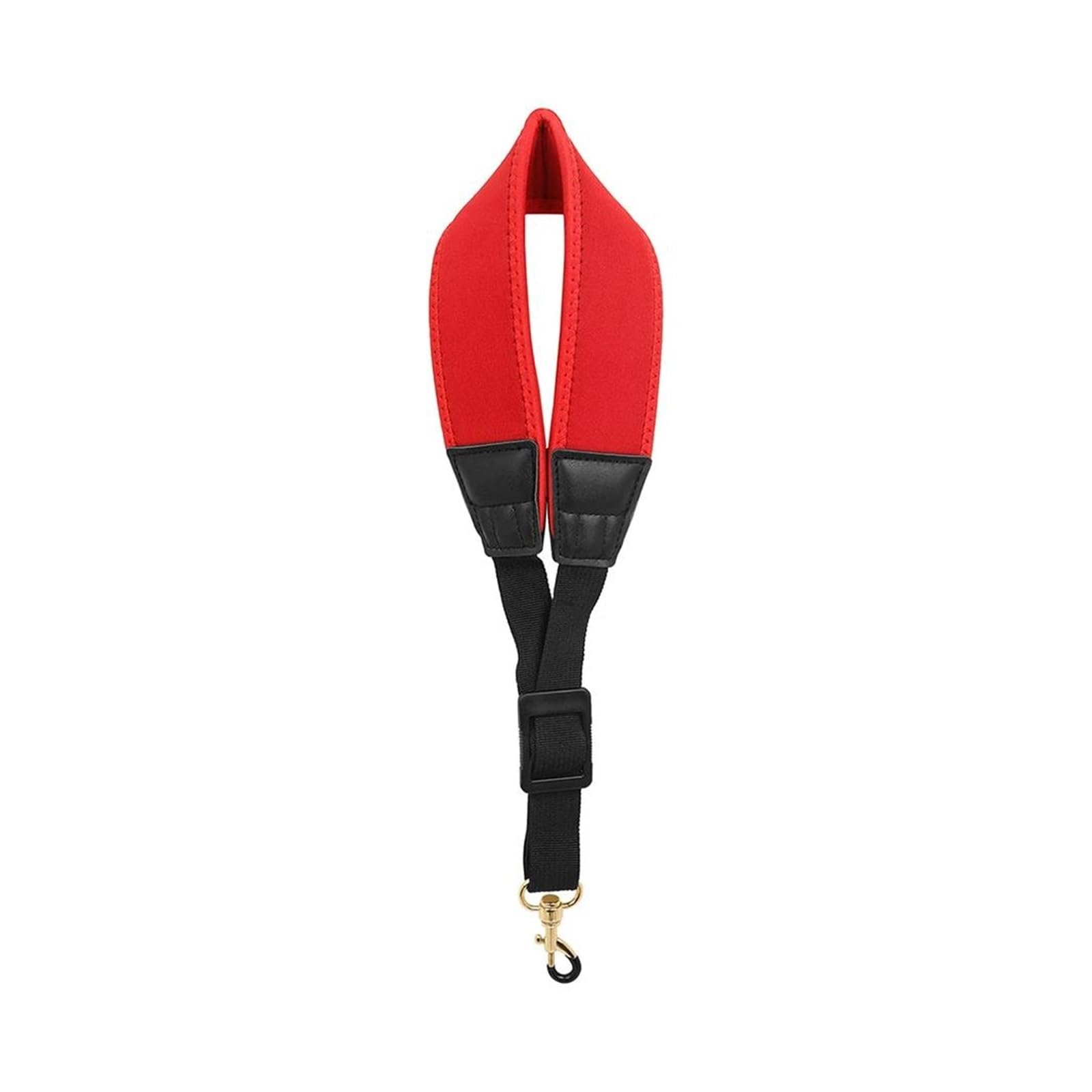 Akcesoria do klarnetu Kolorowy, Miękki, Wyściełany Pasek Na Szyję Do Klarnetu Do Nylonowego Instrumentu Muzycznego Z Tubą Klarnetową, Regulowany (Color : Crimson)