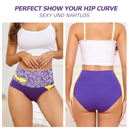 Womens High Waisted Tummy Control Underwear C Section Underwear Soft Cotton Panties Full Coverage Briefs3