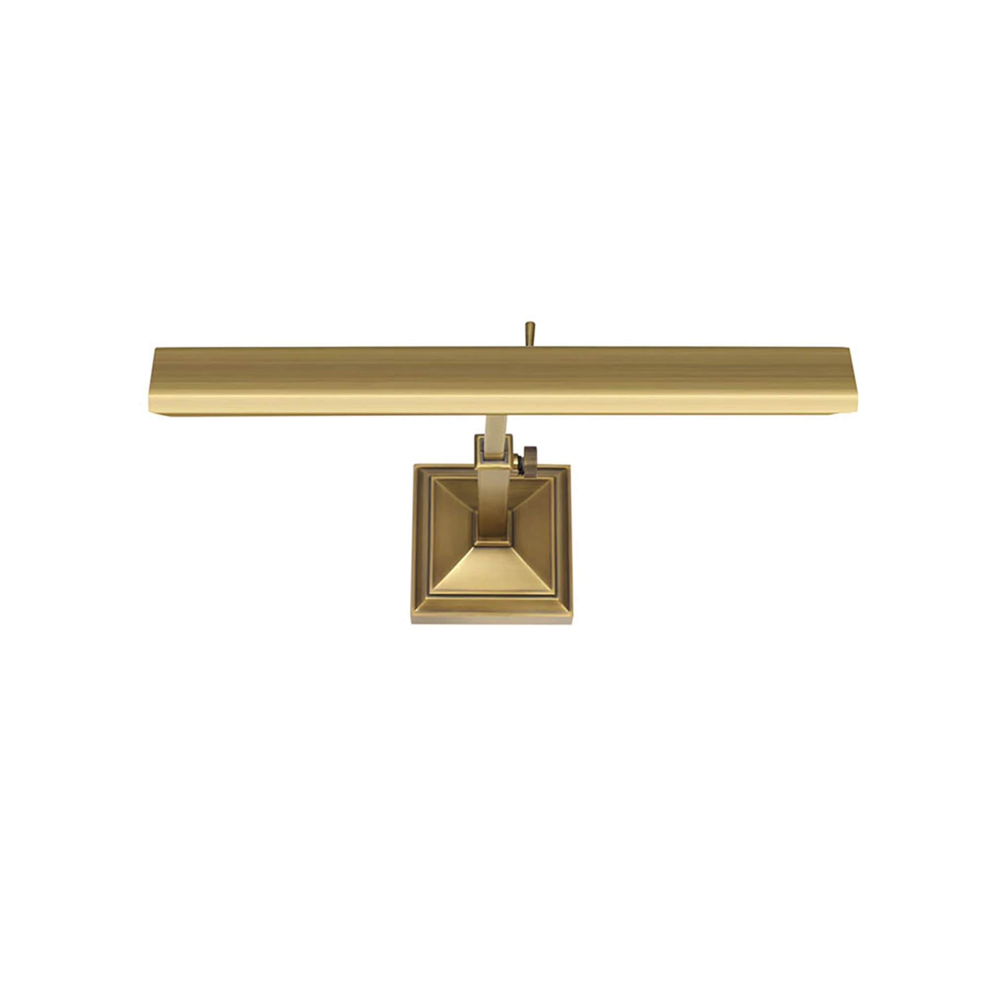 WAC Lighting dweLED, Hemmingway 14in LED Adjustable Picture Light 2700K in Burnished Brass