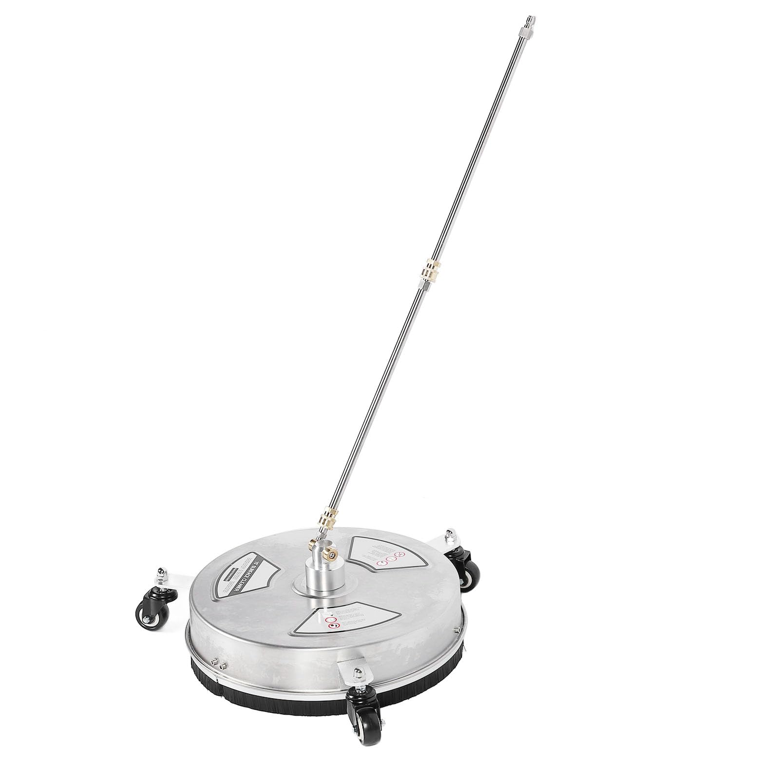 Limpiador de Superficies con Lavadora a Presión de Acero Inoxidable de 15 Pulgadas, 4000 PSI, 3,7 GPM, Conexión Rápida de 1/4 de Pulgada, No Más Fregado Lento de Concreto y Límite de