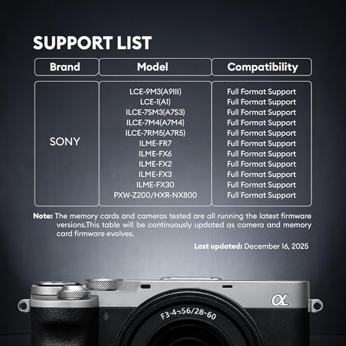Image of 256GB CFexpress 4.0 Type A Card Up to 1750MB /s Read Speed & 1750MB /s Write Speed Type A Memory Card for RAW 4K /8K Video Recording Compatible with Sony Alpha Sony FX Cameras Dull Gold