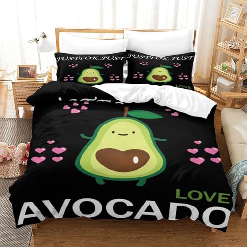 Housse de couette automne King en microfibre douce pour lit adolescent - 3