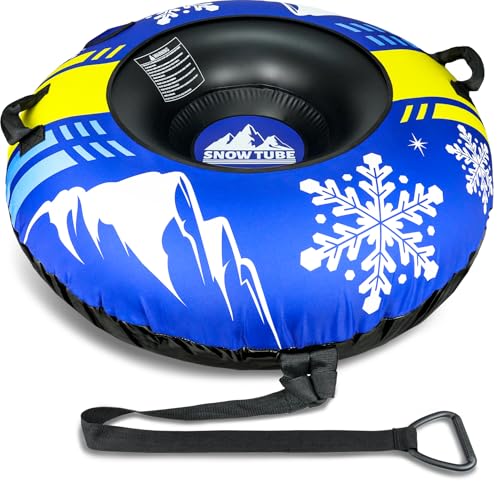 ZMLM Aufblasbarer Schlitten, 120cm Großer Schlitten für Erwachsene...