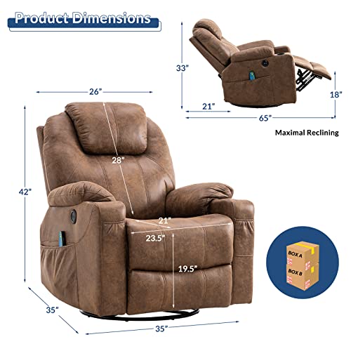 Sillón Plegable Confort Metálico Color Marrón miniatura 2