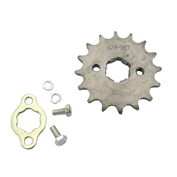 FLAWISH 16T 428 Chain/Pitch 20mm Front Sprocket Cog for Pit Trail Dirt Bike ATV Quad