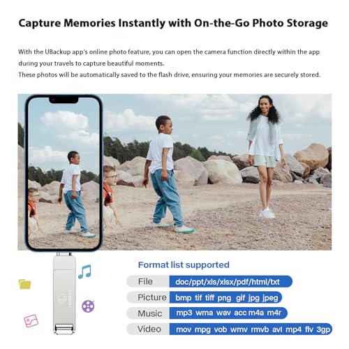 256GB Flash Drive for Phone Memory Stick - image 3
