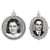 Vintage Set of 2 Bridal Wedding Bouquet Photo Charms Includes Bonus Photo Resizer Software