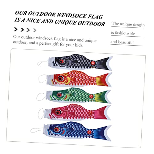 Décoration de jardin carpe Koinobori Mipcase pour raviver une pelouse