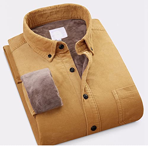 Chemise automne hiver homme veste business casual kaki en coton