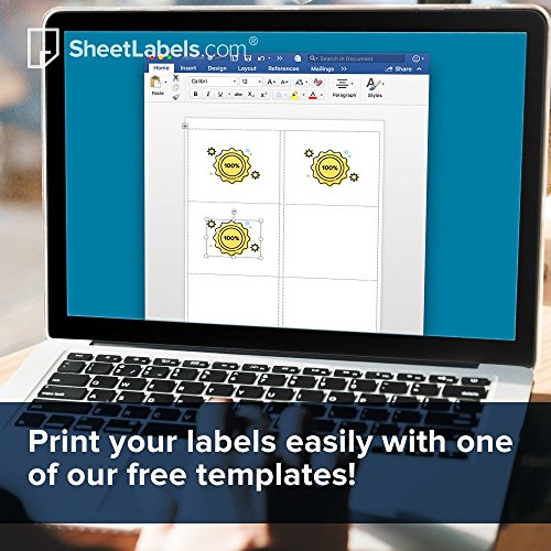 Mailing Address Labels From Sheetlabels.com, 1" X 2-5/8", Laser Or Inkjet Printable, 30-Up Fba Labels, Easy To Peel, 750 Labels - 25 Sheets #TOP3