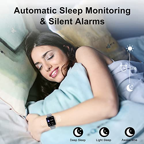 Donerton Smart Watch, Fitness Tracker For Android Phones, Fitness Tracker With Heart Rate And Sleep Monitor, Activity Tracker With Ip67 Waterproof Pedometer Smartwatch With Step Counter,Gray #TOP2