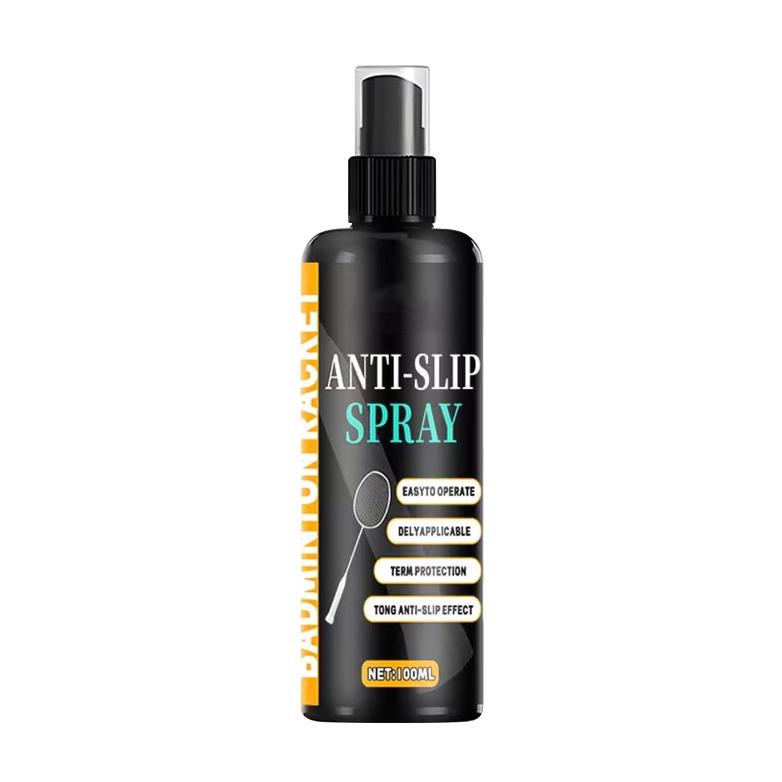 GRIP SPRAY - Quick Dry, Training Aid | 100ml Quick Dry Formula to Improve Racket Grip, Suitable for Tennis, Baseball, Golf, Badminton, Athletes, Practice