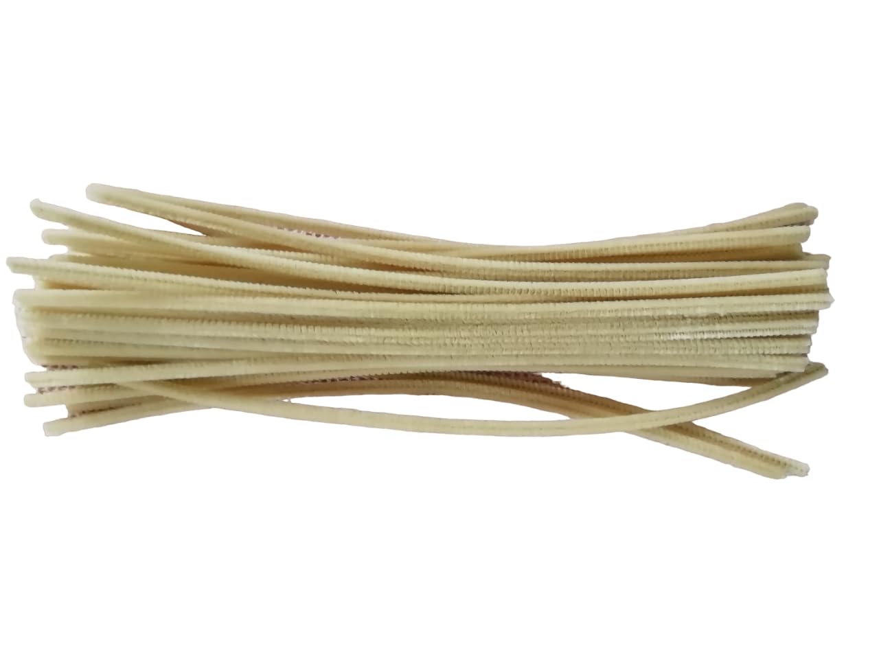 SEQUENTIAL - 500 pcs LIGHT BIEGE pipe cleaners for craft - super soft chenille wire stems 6mm x 30cm long - arts & crafts creative DIY projects decorations (500 LIGHT BIEGE)