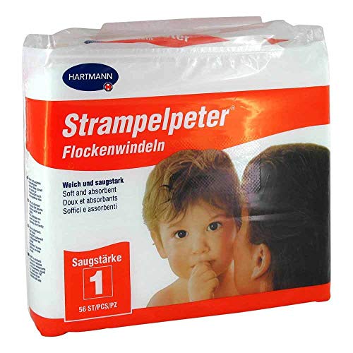 Strampelpeter Flockenwindeln Saugstärke 1 56 stk
