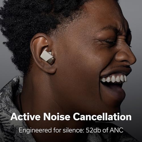 Image of Status Pro X Wireless Earbuds, Triple Speaker Driver, Hi-Res Audio with LDAC, 52dB ANC, 6 Beamforming Mics with VoiceLoom AI for Clearest Calls (Moonbeam)