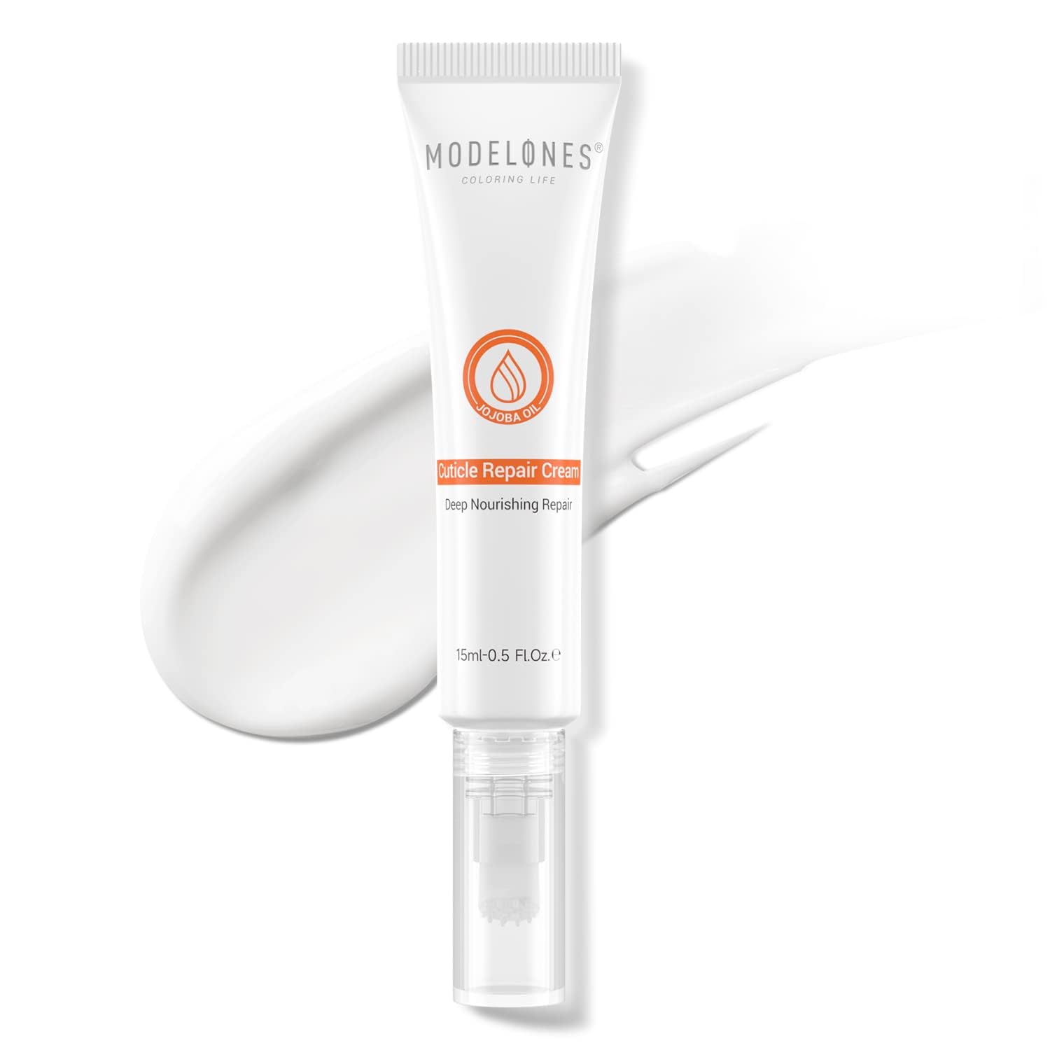 modelones Cuticle Cream, Ultra-Hydrating Nail Care for Damaged Nails Organic Jojoba Oil Vitamin E, Cuticle Non-greasy Dry Cracked Cuticles 15ML modelones Cuticle Cream, Ultra-Hydrating Nail Care for Damaged Nails Organic Jojoba Oil Vitamin E, Cuticle Non-greasy Dry Cracked Cuticles 15ML