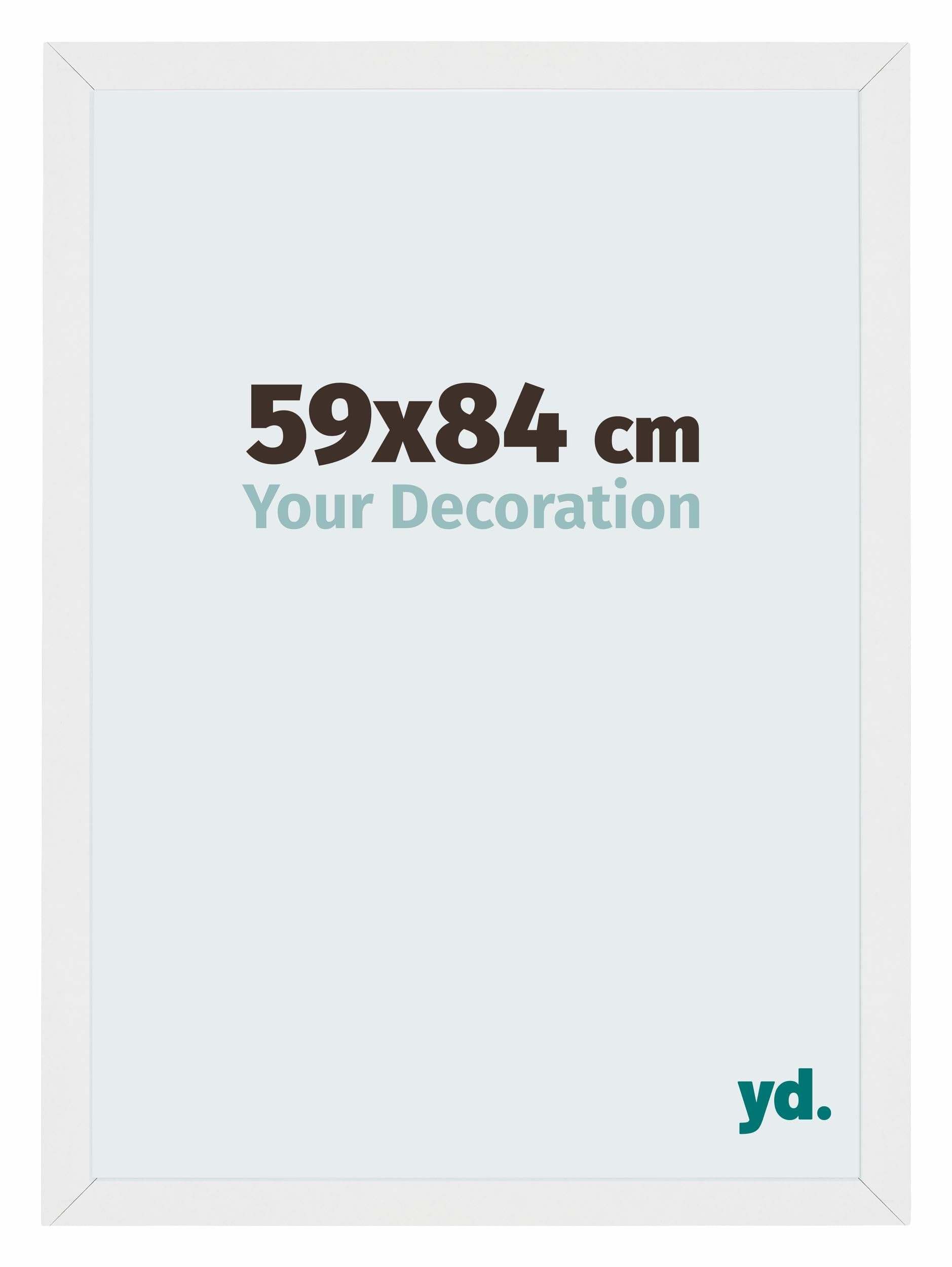 Your Decoration - Puzzle frame 59x84 - White High Gloss - Puzzle frame 1500-2000 Pieces - MDF Photoframe - Mura