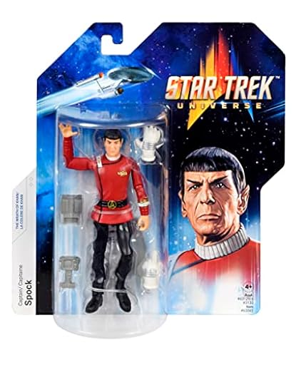Figura de Acción BANDAI Capitán Spock - Star Trek Wrath of Khan de 5 Pulgadas - Figura Articulada de Regalo | Ya disponible en tu tienda friki favorita! En mundofriki.es!
