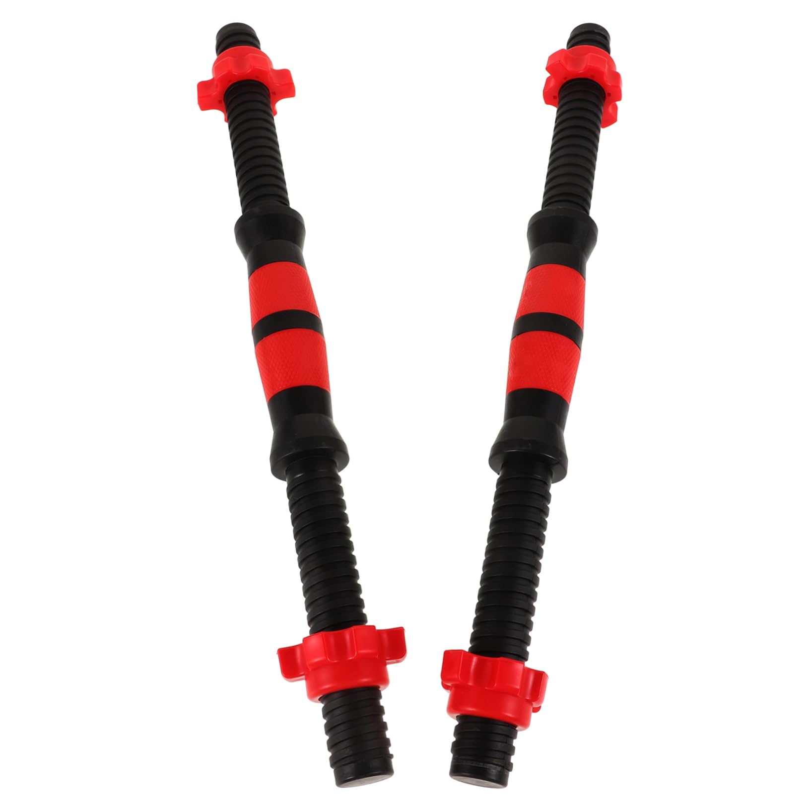 IMIKEYA Set of 4pcs Nuts Dumbbell Bar Dumbbell Handle Spinlock Collar Barbells Accessory for Gym Versatile Strength Training Tool (random)