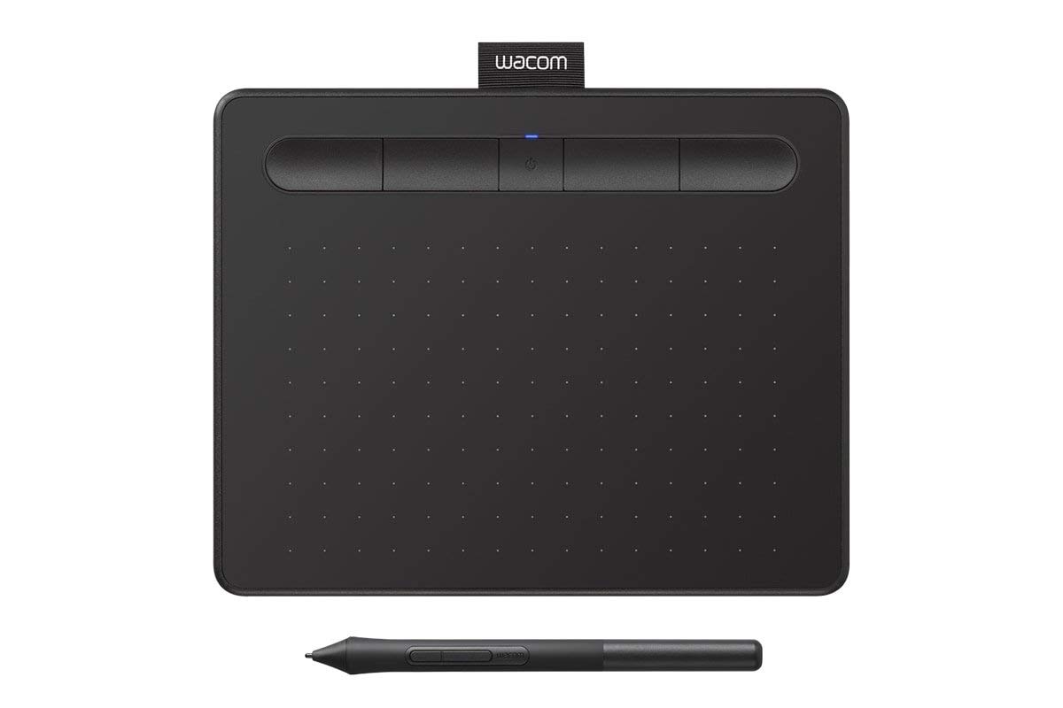 (Refurbished) Wacom CTL-4100WL/K0-CX New Intuos Small Bluetooth Pen Tablet (Black)