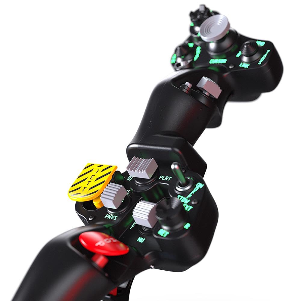 VIRPIL Controls Dual-SF Collective Grip Helicopter Joystick for VPC Rotor TCS Bases Flight Simulator Cockpit PC