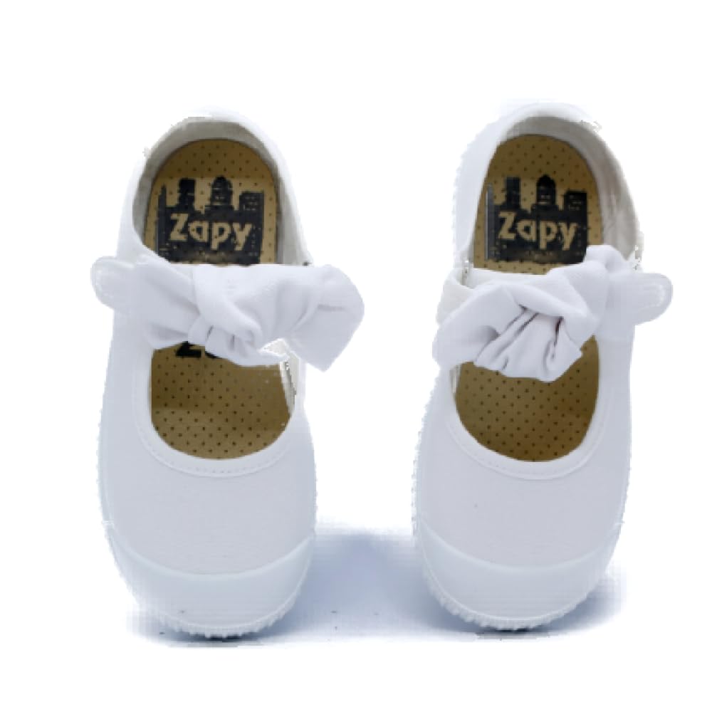 Zapy - Merceditas Lona Lazo y Tira Adhesiva - AG30201 para: Niñas