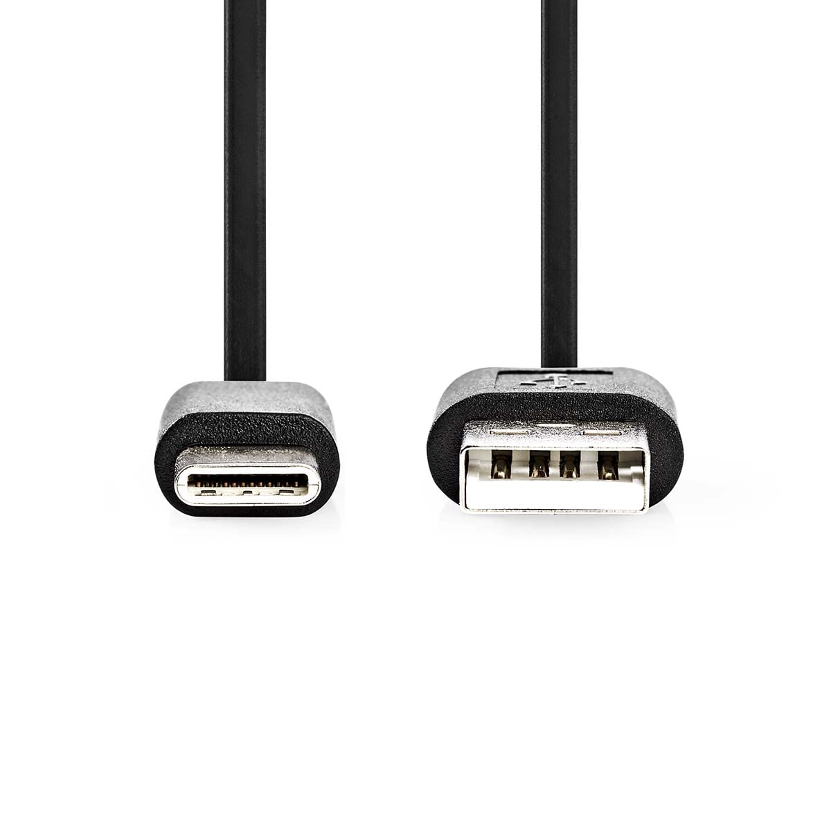 NEDIS Cavo USB 2.0 Da USB-A A USB-C Maschio | 1 Metro, 480 Mbps, Nero Con Connettori Placcati, Cavo Rotondo In PVC Per Ricarica E Dati - 2