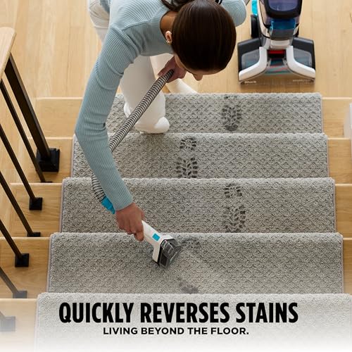 Shark CarpetXpert StainStriker Carpet & Upholstery Cleaner, 3 Tools, EX201 | For Carpet, Upholstery & Rugs, Dirt, Tough Stain & Odor Remover, Pro & OXY Formulas, 3.5" Stain, Crevice & Pet Mess Tools - image 6