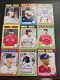 2024 Topps Heritage Baseball Boston Red Sox Base No SP MLB Hand Collated Team Set in Near Mint to Mint Condition of 9 Cards #239 Rafael Devers #288 Enmanuel Valdez #292 Masataka Yoshida #334 Vaughn Grissom #342 Brayan Bello #352 Triston Casas #385 Wilyer Abreu RC Rookie #406 David Hamilton RC Rookie #420 Ceddanne Rafaela RC Rookie Straight from Box and Pack to Team Bag