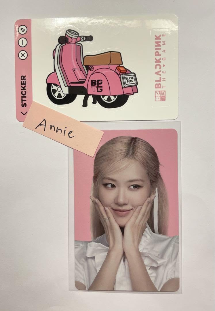 Amazon.co.jp: Blackpink BPTG ロゼ トレカ おまけ付き : おもちゃ