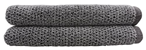 Everplush Diamond Jacquard Bath Sheet, 35" X 66", Gray #TOP7