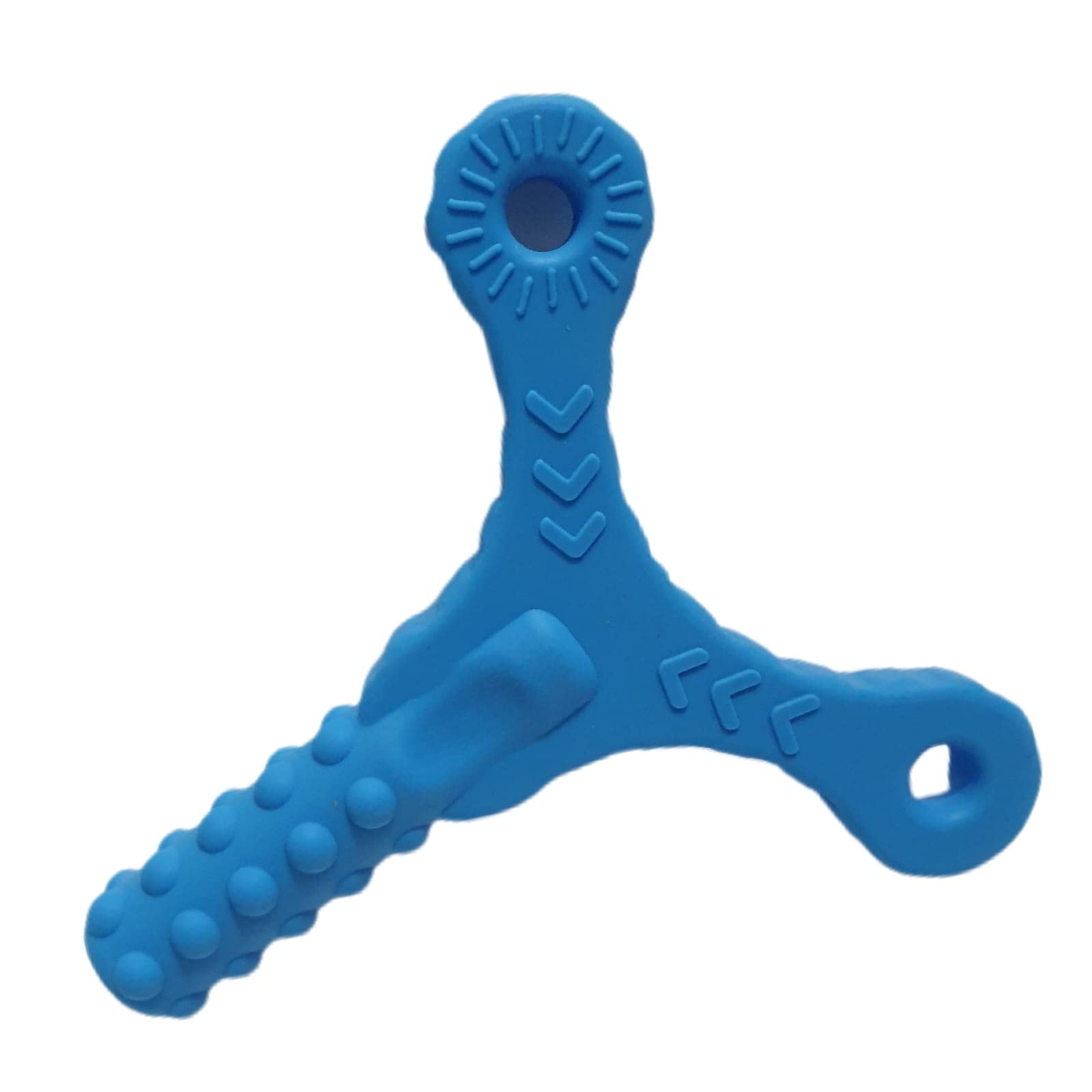 Sensory Chew Toy for Children - Soothing, Durable, Safe - Oral Sensory Chew- Biting Needs| Autism| Anxiety|ADHD (Blue)